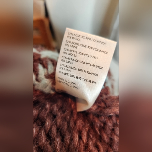 Free People Aldrin Cardi Cardigan Sweater in Juniper Berry Combo | Size M/L - Picture 11 of 11